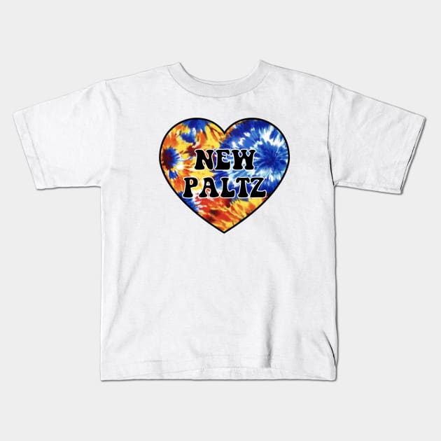 new paltz heart tye dye Kids T-Shirt by lolsammy910